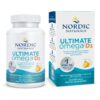 Nordic Naturals. ULTIMATE OMEGA3 1,280 mg + Vitamina D3 1,000 IU - Por cada 2 softgels sabor a limón - 60 softgels/ Cápsulas blandas por frasco