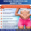 Wholesome Wellness. Raw Probióticos 100 billones con prebióticos y enzimas digestivas - 30 cápsulas. - Image 7