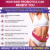 Wholesome Wellnes. Women´s RAW Probiotic 100 billones con prebióticos y enzimas digestivas - 60 cápsulas. - Image 4