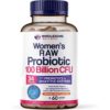 Wholesome Wellnes. Women´s RAW Probiotic 100 billones con prebióticos y enzimas digestivas - 60 cápsulas.