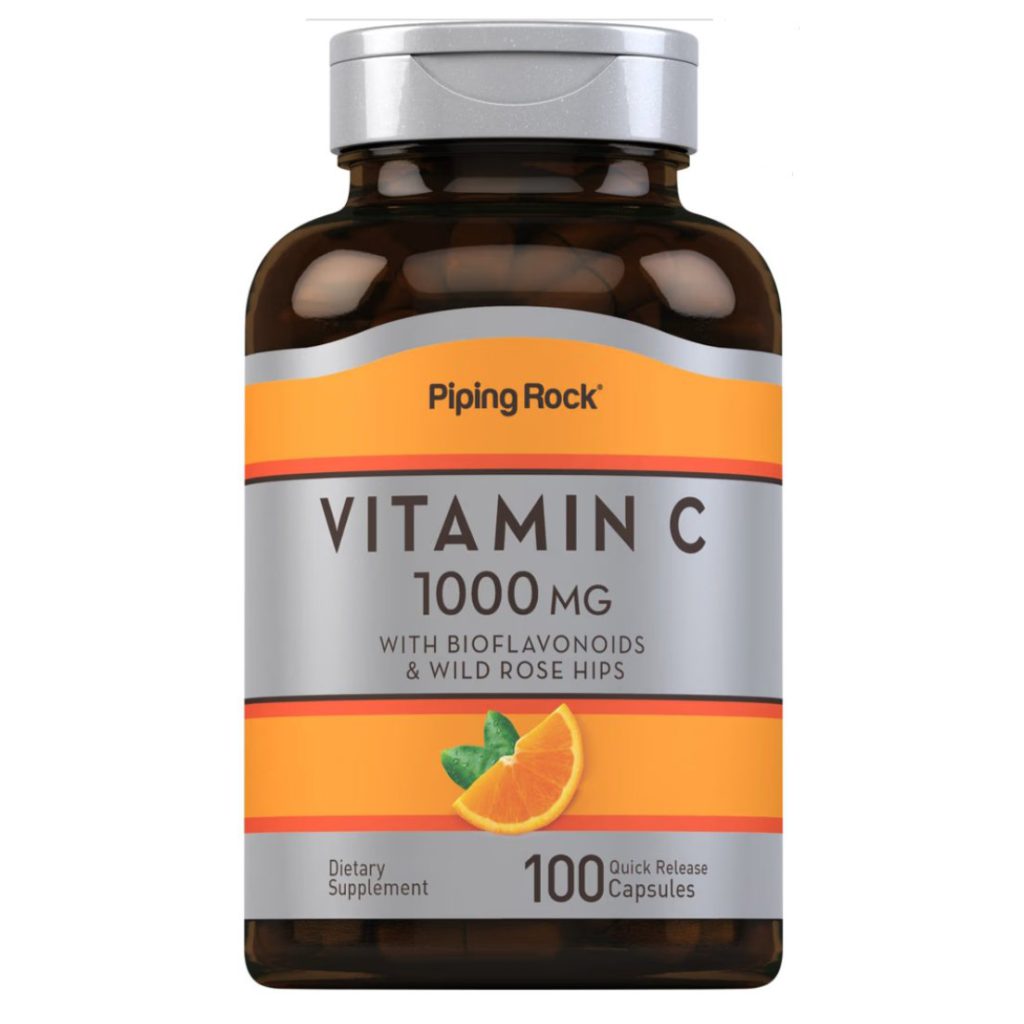 Piping Rock. Vitamina C 1000 mg con Bioflavonoides y Rose Hips 100