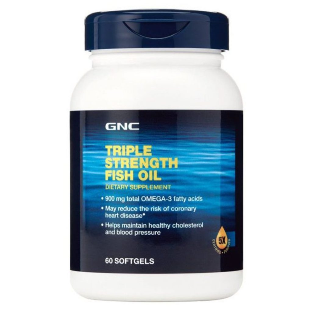 GNC. Triple Fuerza Omega 3 900 mg EPA 647 mg + DHA 253 mg Por cada
