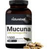 Naturebell. Mucuna con Ashwagandha 1500 mg - 240 cápsulas.