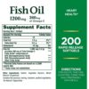 Nature's Bounty. Fish Oil 1200 mg - 200 capsulas. - Image 2
