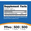 Nutricost. Citrato de Potasio 99 mg - 500 cápsulas. - Image 2