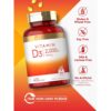 Carlyle. Vitamina D3 2000 IU 400 softgels - Cápsulas blandas por frasco - Image 4