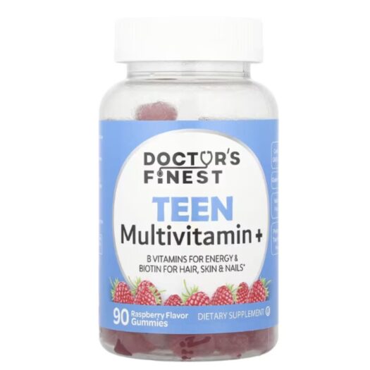 Doctors Finest. Teen Multivitamin + - Multivitaminas Adolescentes Varones y Mujeres - 70 gomitas.