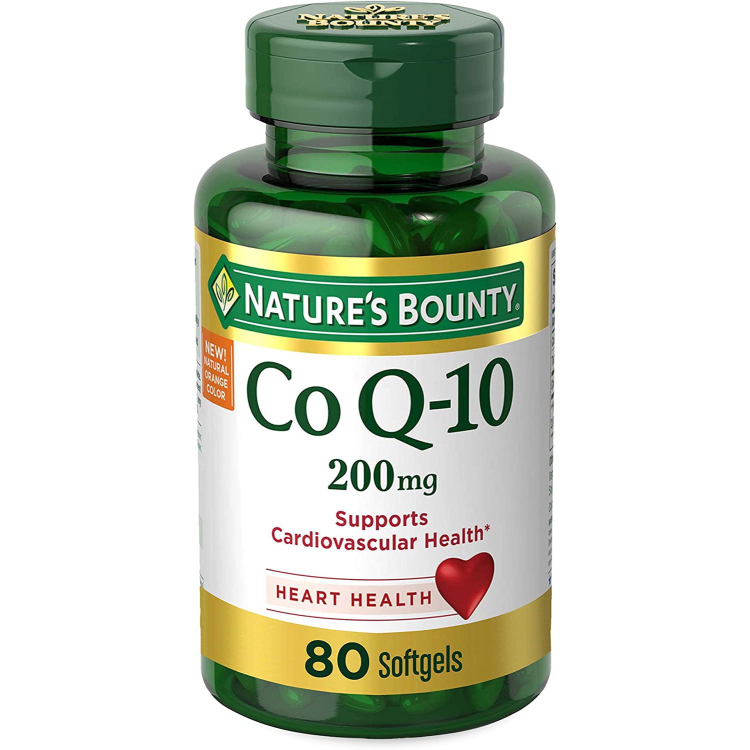 Nature´s Bounty Coenzima Q10 200 Mg Ayuda A La Salud Cardiovascular 80 Cápsulas 6218