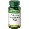 Natures Bounty. Calcio, magnesio, zinc y vitamina D3 - 100 tabletas.