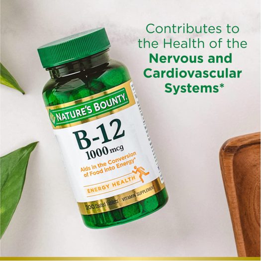 Nature's Bounty. Vitamina B12 1000 mcg - 200 tabletas. - Image 3