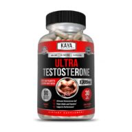 Kaya Naturals. Ultra Testosterone - Con Saw Palmetto y Horny Goat Weed 90 cápsulas por frasco.