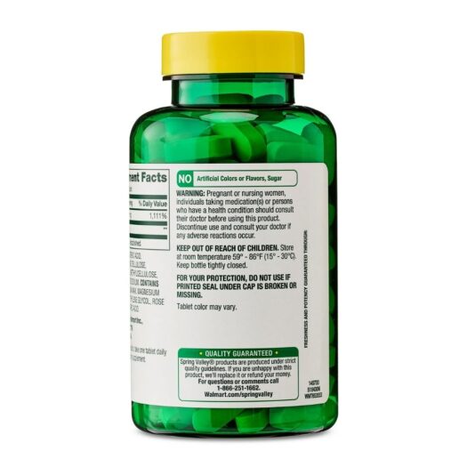 Spring Valley. Vitamina C 1,000 mg - 250 tabletas por frasco. - Image 8