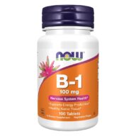 Now. Vitamina B1 100 mg - 100 tabletas por frasco.