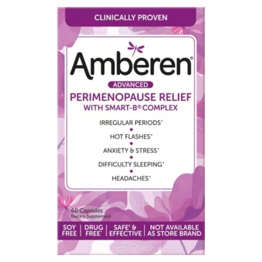 Amberen. Advanced Perimenopuase Relief whit Smart B Complex - 60 cápsulas.