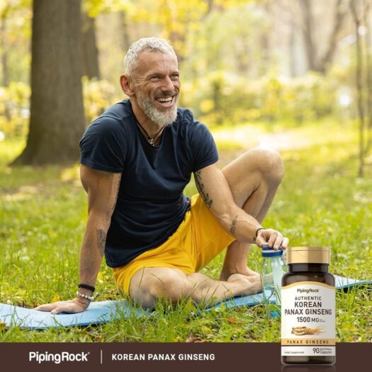 Piping Rock. Ginseng Coreano 1,500 mg- Por cada 3 cápsulas - 90 cápsulas por frasco. - Image 6