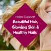 Nature's Bounty. Hair, Skin and Nails con biotina - 6,000 mcg + Vitaminas A, C y E sabor a fresas - 80 gomitas por frasco - Image 6