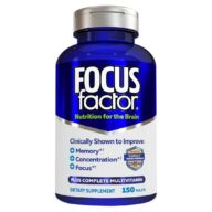 Focus Factor. Nutrición para el cerebro - Multivitaminas + Minerales - 150 tabletas por frasco