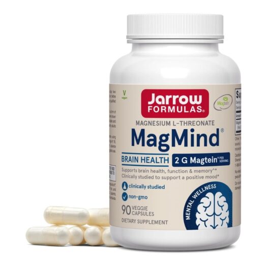 Jarrow Formulas. MagMind L-Treonato de Magnesio 2,000 mg - Por 3 cápsulas - 90 cápsulas por frasco