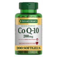 Nature´s Bounty. Coenzima Q10 200 mg / Ayuda a la salud cardiovascular - 200 softgels  por frasco