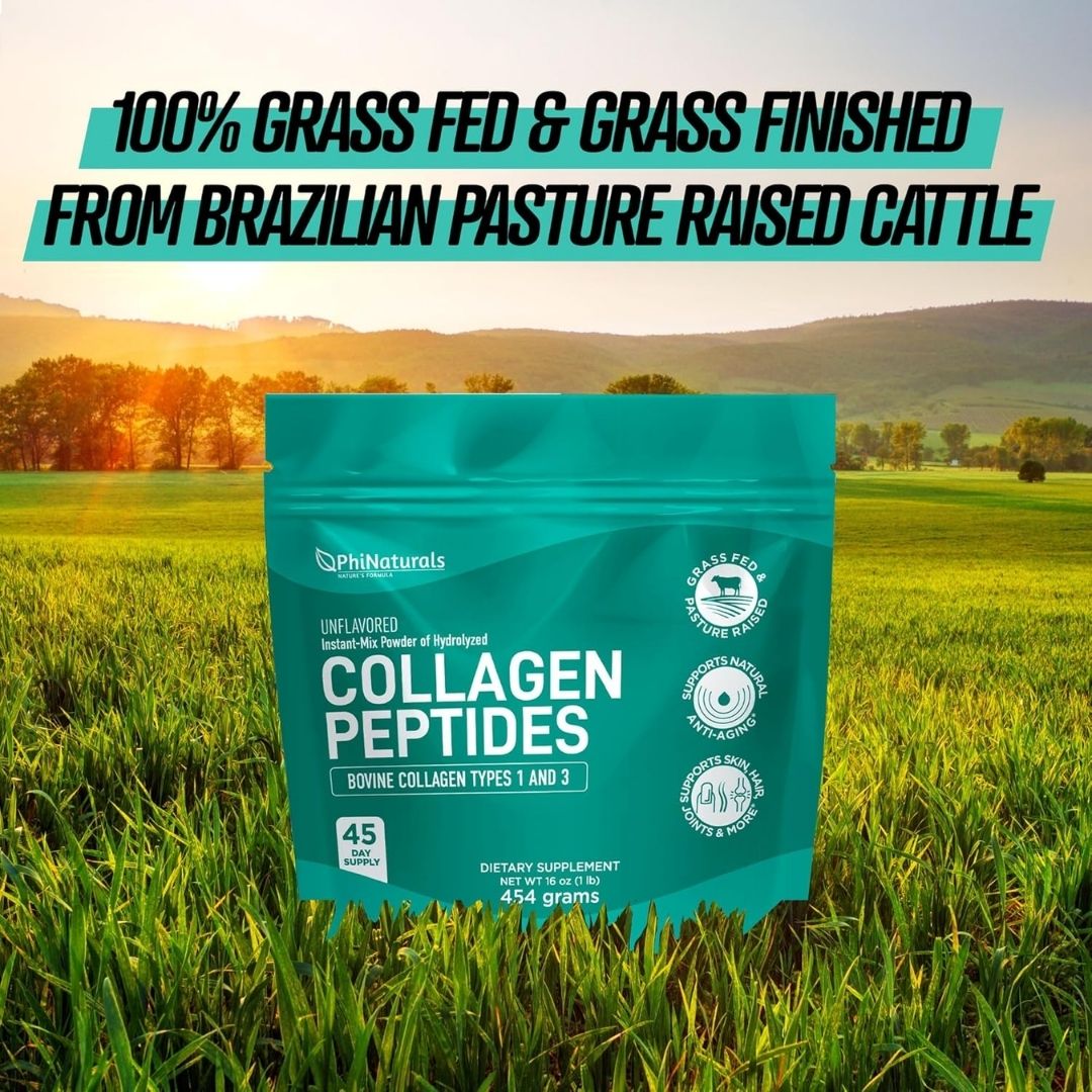 PhiNatural. Péptidos de colágeno / Colágeno hidrolizado tipo 1 y 3 - 16 onzas. - Image 4