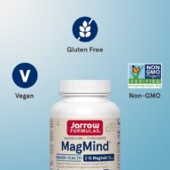 Jarrow Formulas. MagMind L-Treonato de Magnesio 2,000 mg - Por 3 cápsulas - 72 cápsulas por frasco