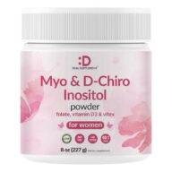 Deal Suplement. Myo y D-Chiro Inositol 2050 mg + Vitex + Vitamina D 3 + Ácido Fólico - 109 porciones en polvo sin sabor.