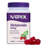 Natrol. Melatonina 10 mg - Por cada 2 gomitas - 190 gomitas por frasco
