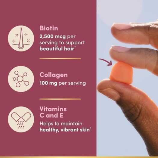 Nature´s Bounty. Hair, Skin and Nails con colágeno - 200 gomitas. - Image 5