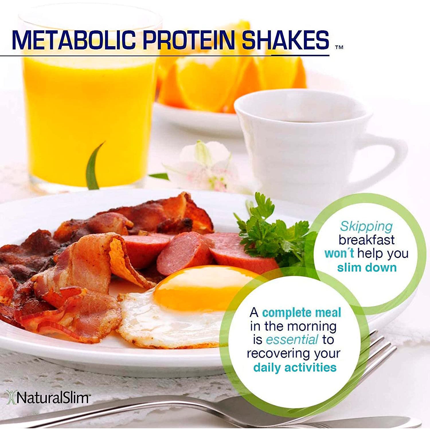 NaturalSlim. Metabolic Protein Chocolat Shake Mix - 17.6 onzas (1.1 libras) - Image 5