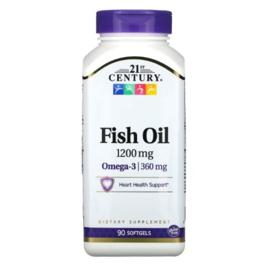 21st Century. Omega 3 1,200 mg - 90 softgels por frasco