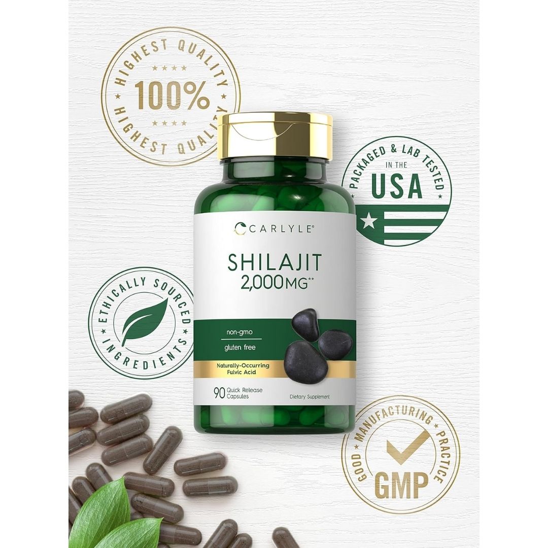 Carlyle. Shilajit 2,000 mg - 90 cápsulas por frasco. - Image 5